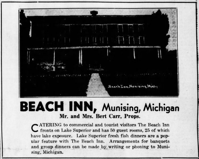 Beach Inn - May 1936 Ad